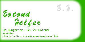 botond helfer business card